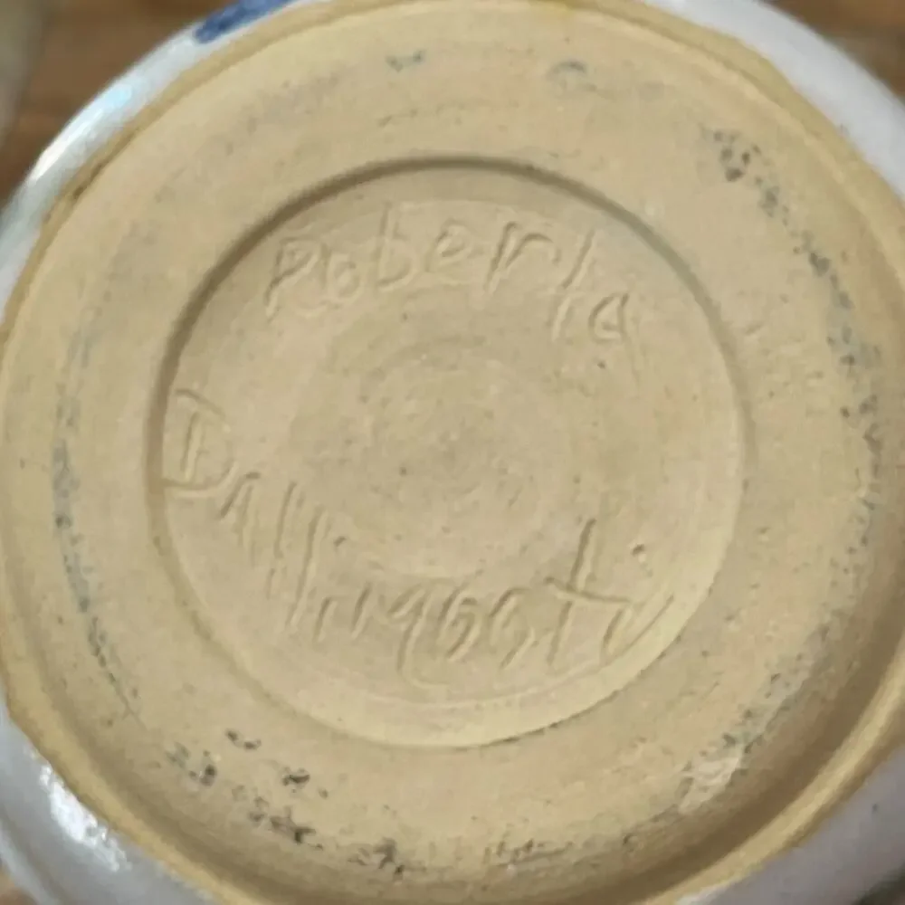 Studio Pottery Ceramic Bowl 7.25